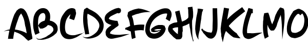 PW Brush Me font preview